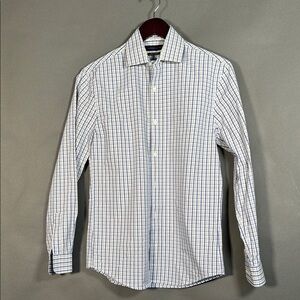 Tommy Hilfiger, Men's Blue Checkered Shirt, NWOT, From TV Series Wardrobe